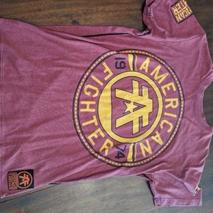 Mens American fighter t shirt